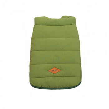Зимняя куртка (жилетка) для выгула собак Hitvest M зеленый-2